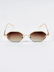Cartier – 23660 – 55 – Golden Brown – Metal – Sunglasses – Unisex