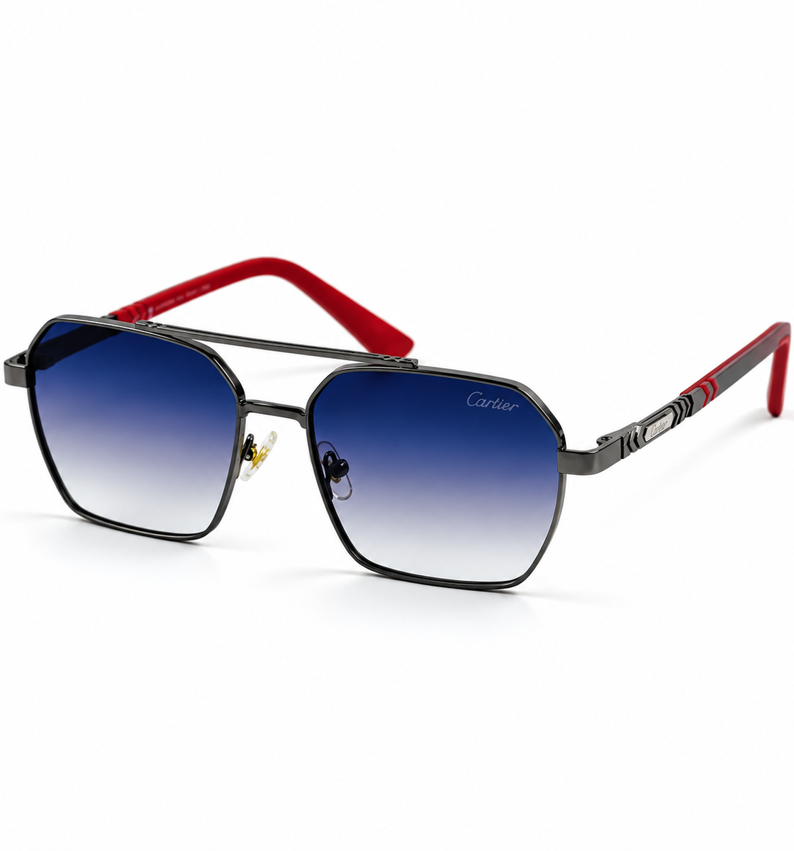 Cartier – 58443 – 54 – Black Gradient – Metal – Sunglasses – Unisex