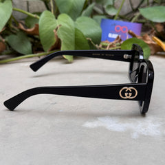 Gucci – 1979 - 55 - Black – Acetate - Sunglasses – Ladies - Premium