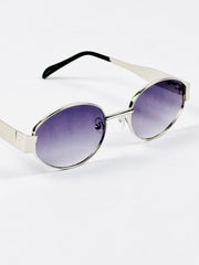 Celine – Triomphe - 55 – Silver Black Gradient – Metal – Sunglasses - Unisex