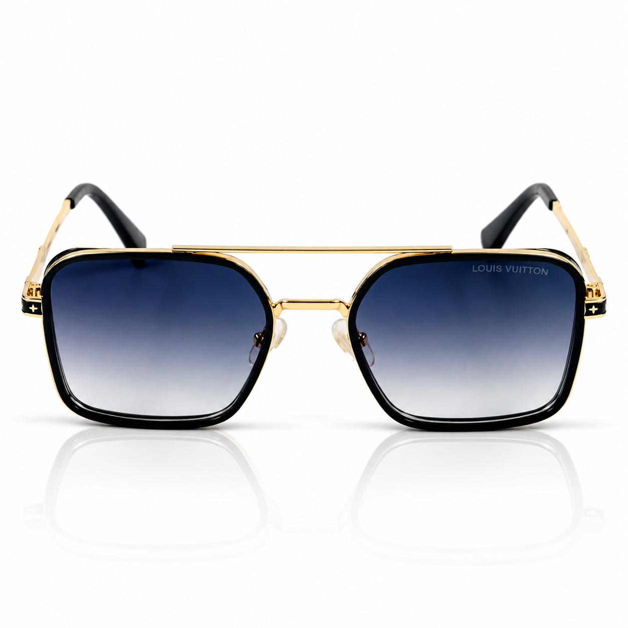 Cartier – 58448 - 57 – Golden Gradient – Metal – Sunglasses – Unisex