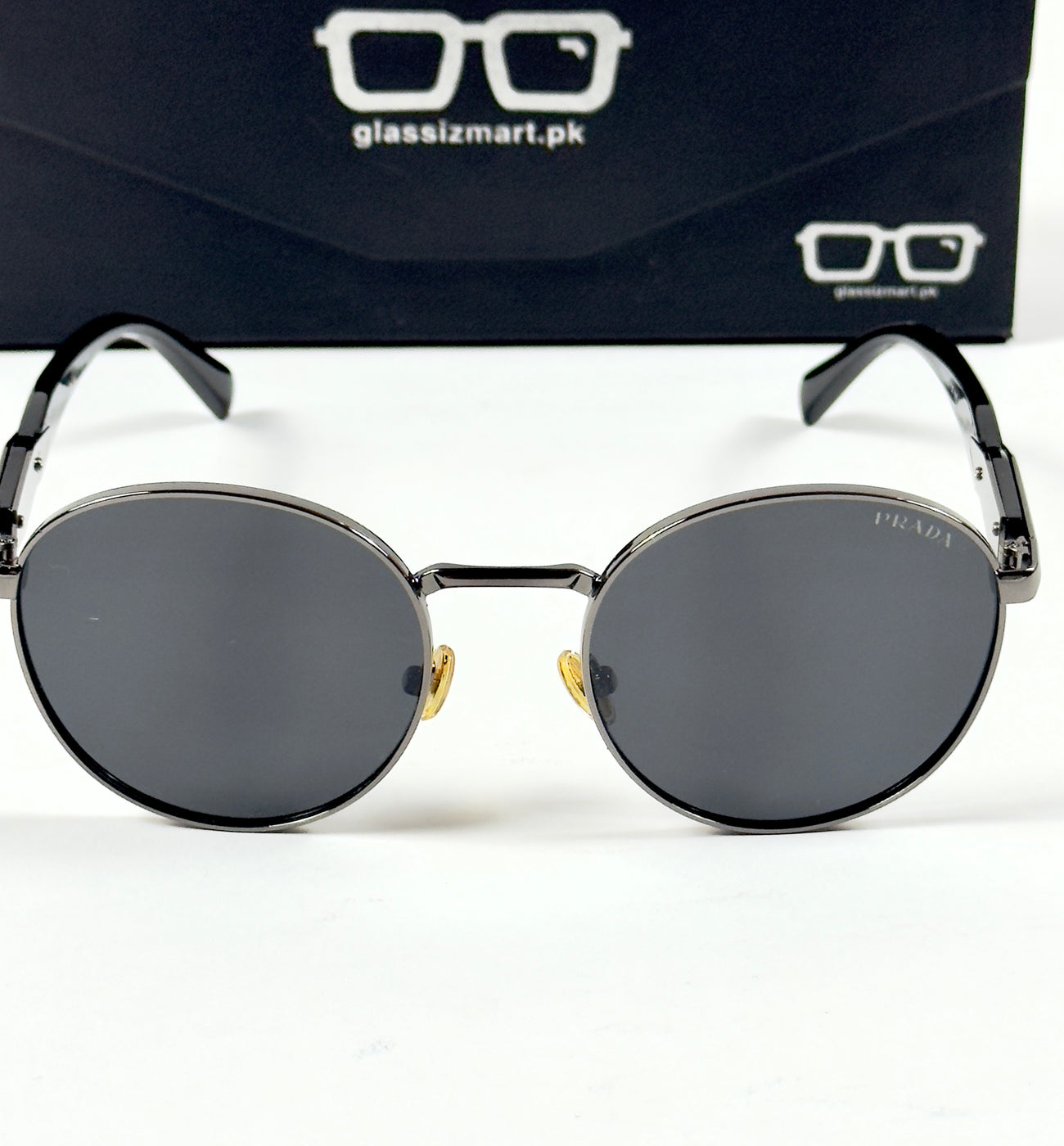 Prada – 56ZS – 54 – Grey Black – Metal – Sunglasses – Unisex