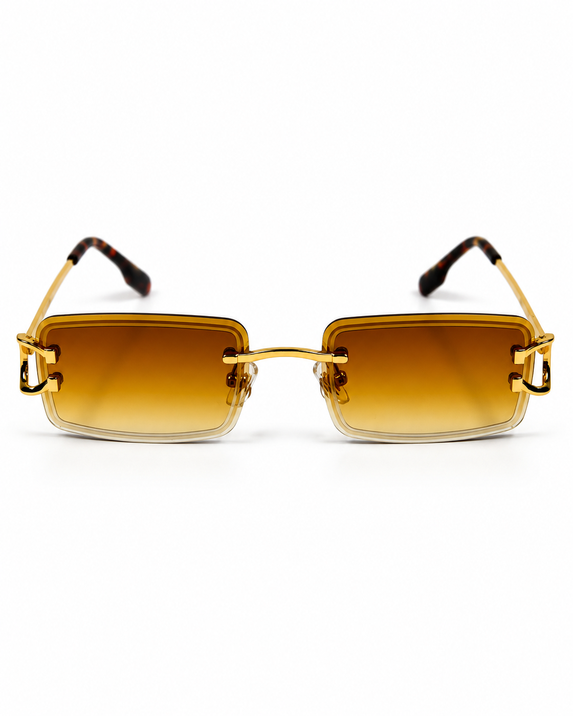Cartier – CT00920 – 53 – Golden Brown Gradient – Metal - Sunglasses – Rimless - Unisex