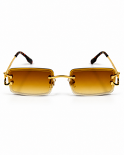 Cartier – CT00920 – 53 – Golden Brown Gradient – Metal - Sunglasses – Rimless - Unisex
