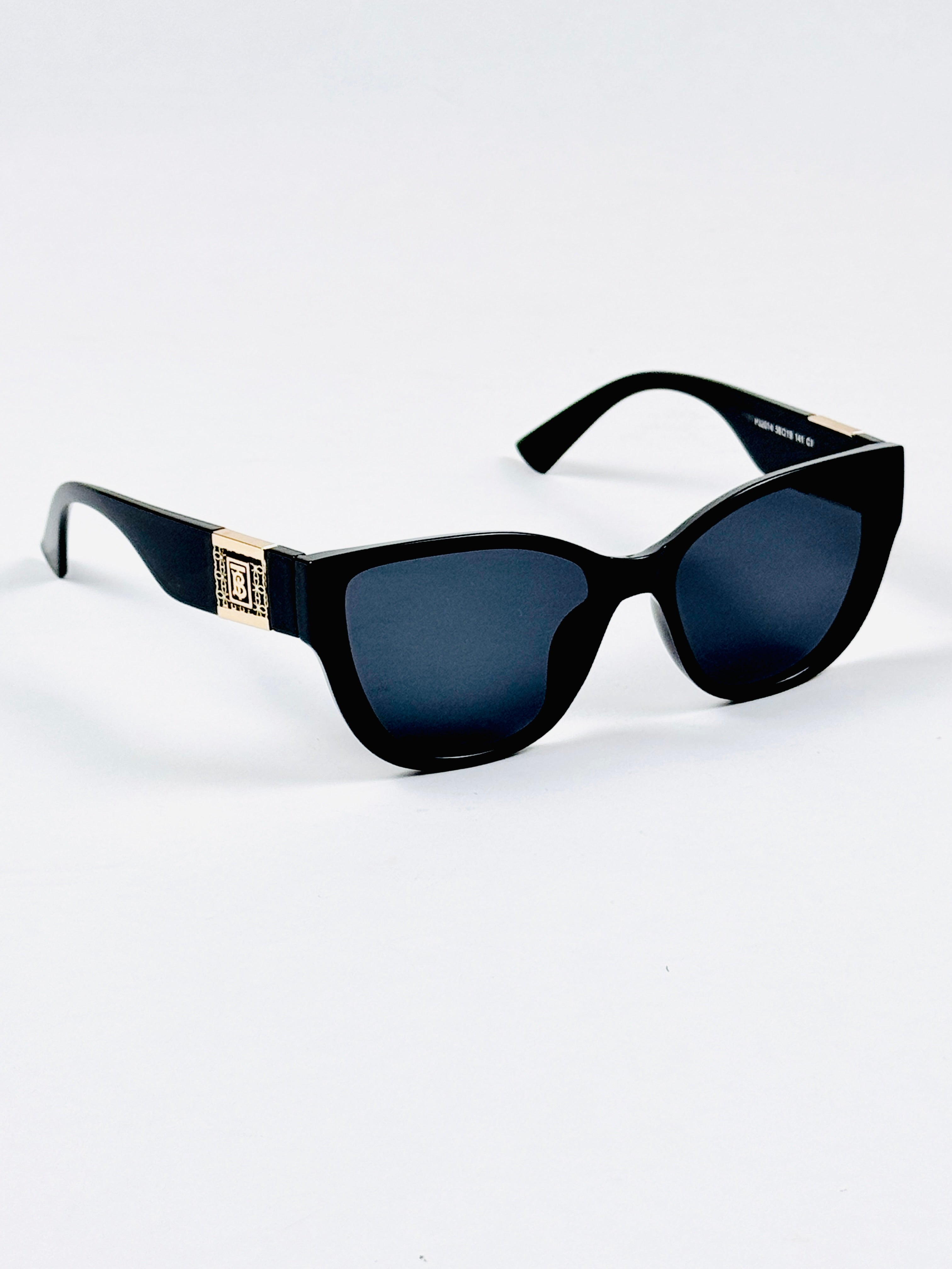 Burberry - 32014 – 56 – Black – Acetate – Sunglasses – Ladies