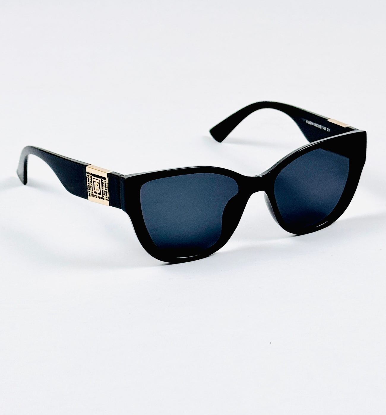 Burberry - 32014 – 56 – Black – Acetate – Sunglasses – Ladies