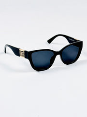 Burberry - 32014 – 56 – Black – Acetate – Sunglasses – Ladies