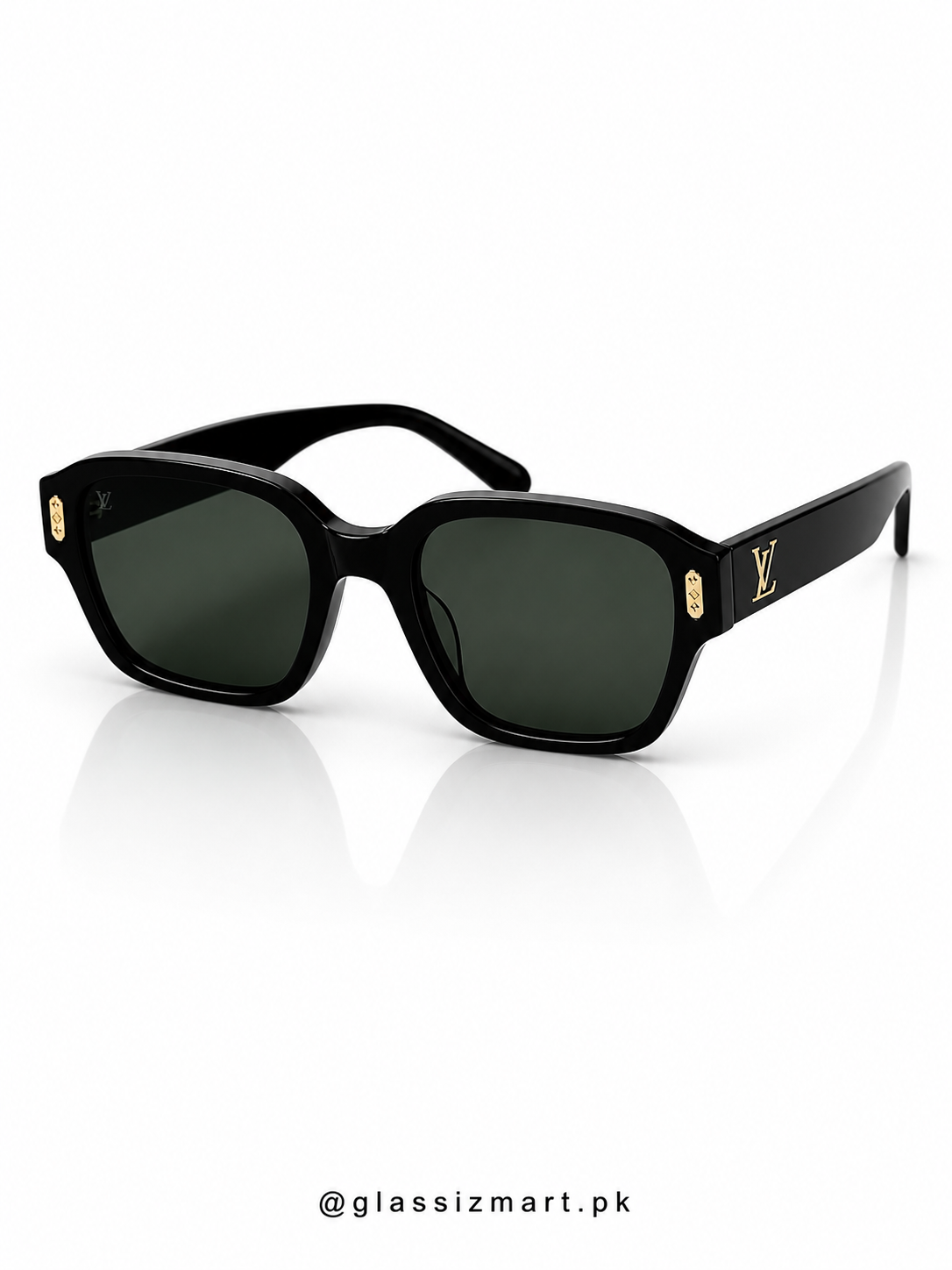 Louis Vuitton – 2676 – 55 – Black –  Acetate - Sunglasses – Unisex - Premium