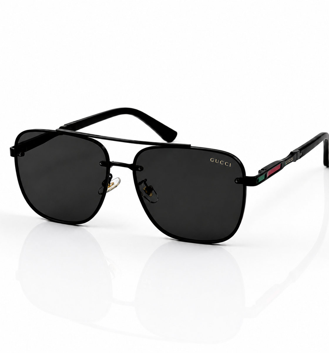Gucci’s – 23219 – 60 – Black – Metal – Sunglasses – Unisex