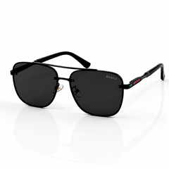 Gucci – 23219 – 60 – Black – Metal – Sunglasses – Unisex