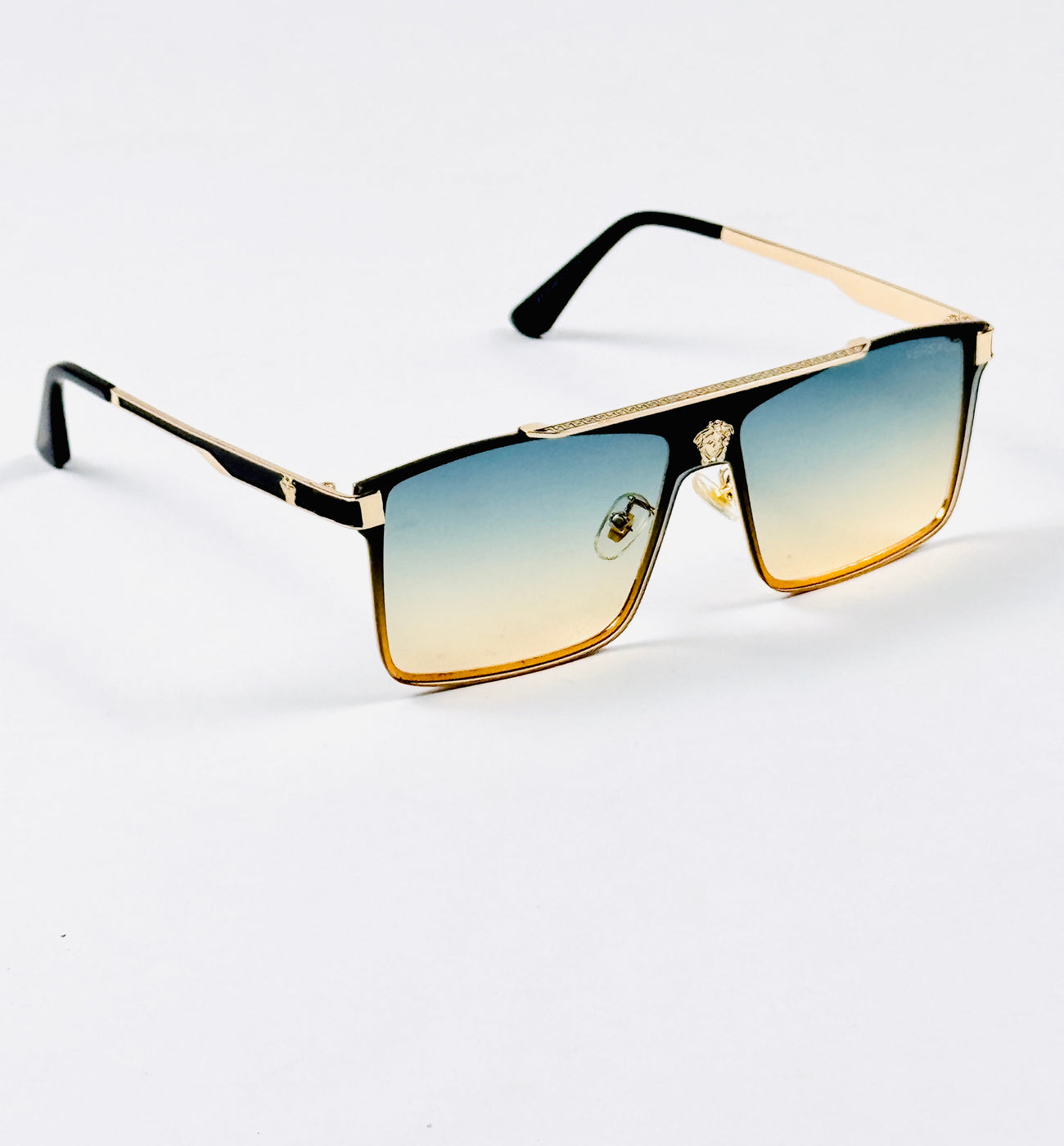 Versace – 22170 – 60 – Golden Multi – Metal – Sunglasses – Unisex