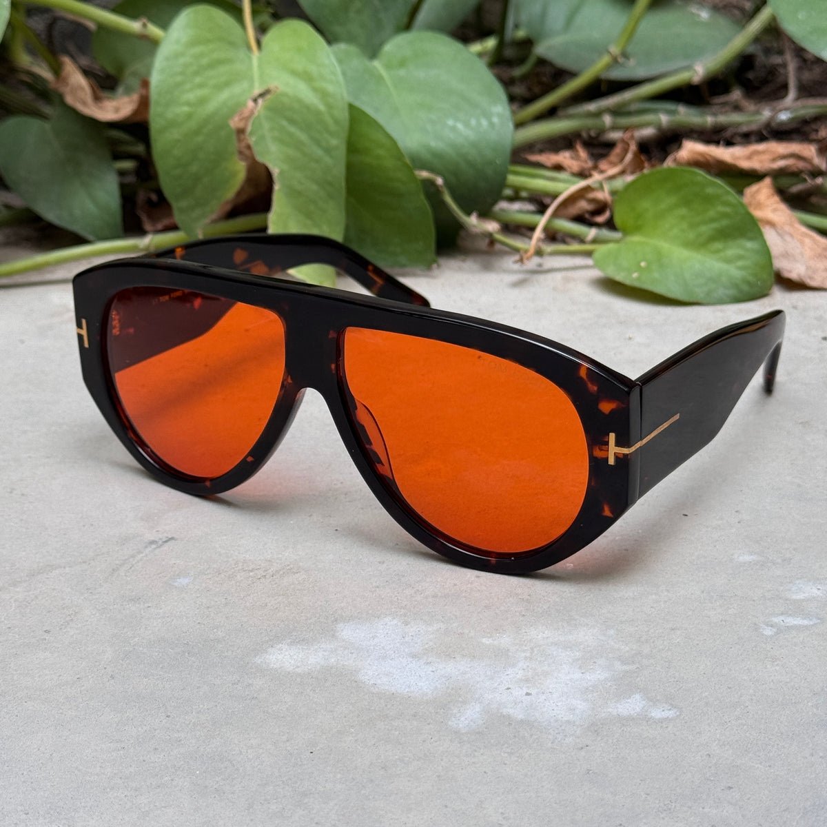 Tom Ford – 1044 - 60 - Tortoise Red – Acetate - Sunglasses – Unisex - Premium