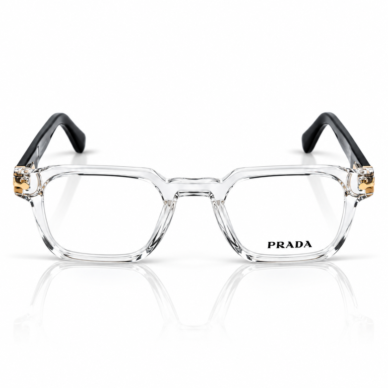 Prada – 6916 – 54 – Black –  Acetate- Optics – Unisex - Premium