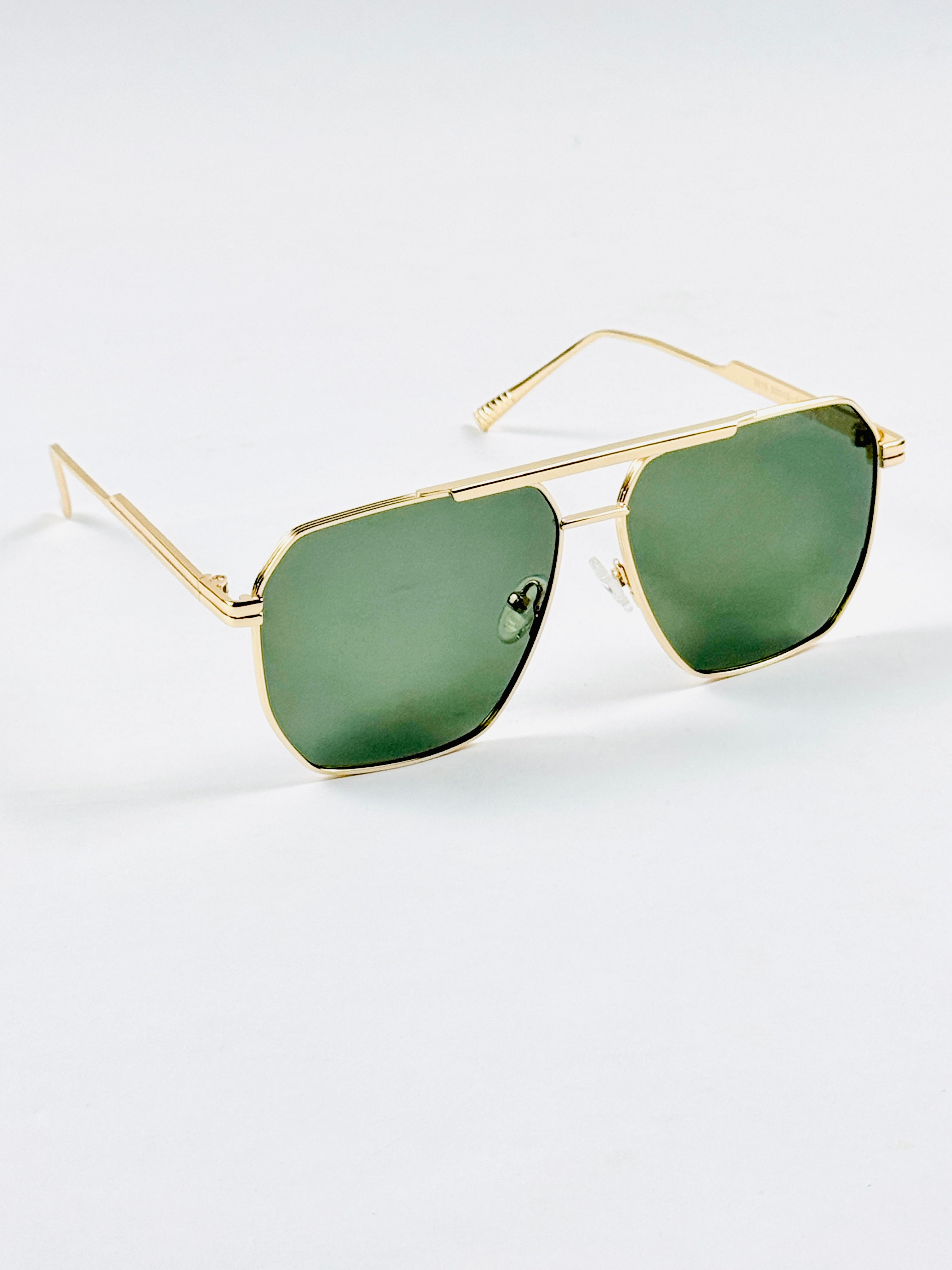 Bottega Veneta – 3310 – 60 – Golden Green – Metal – Sunglasses – Unisex