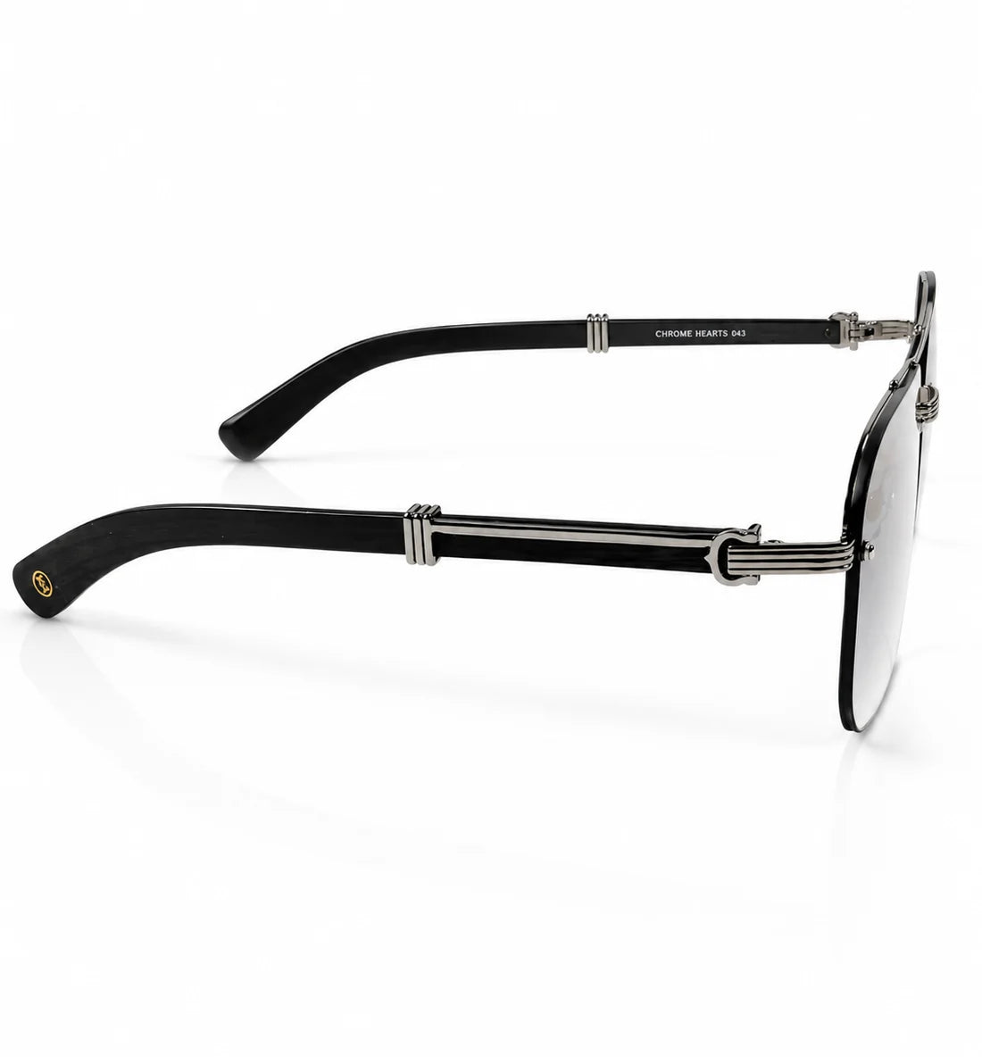Cartier – 0369 - 60 – Black Blue – Metal - Sunglasses – Unisex