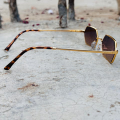 RayBan – 3728 – 58 – Golden Brown –  Metal - Sunglasses – Unisex - Premium