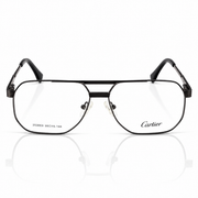 Cartier – 253003 - 55 - Grey – Metal – Optics - Unisex