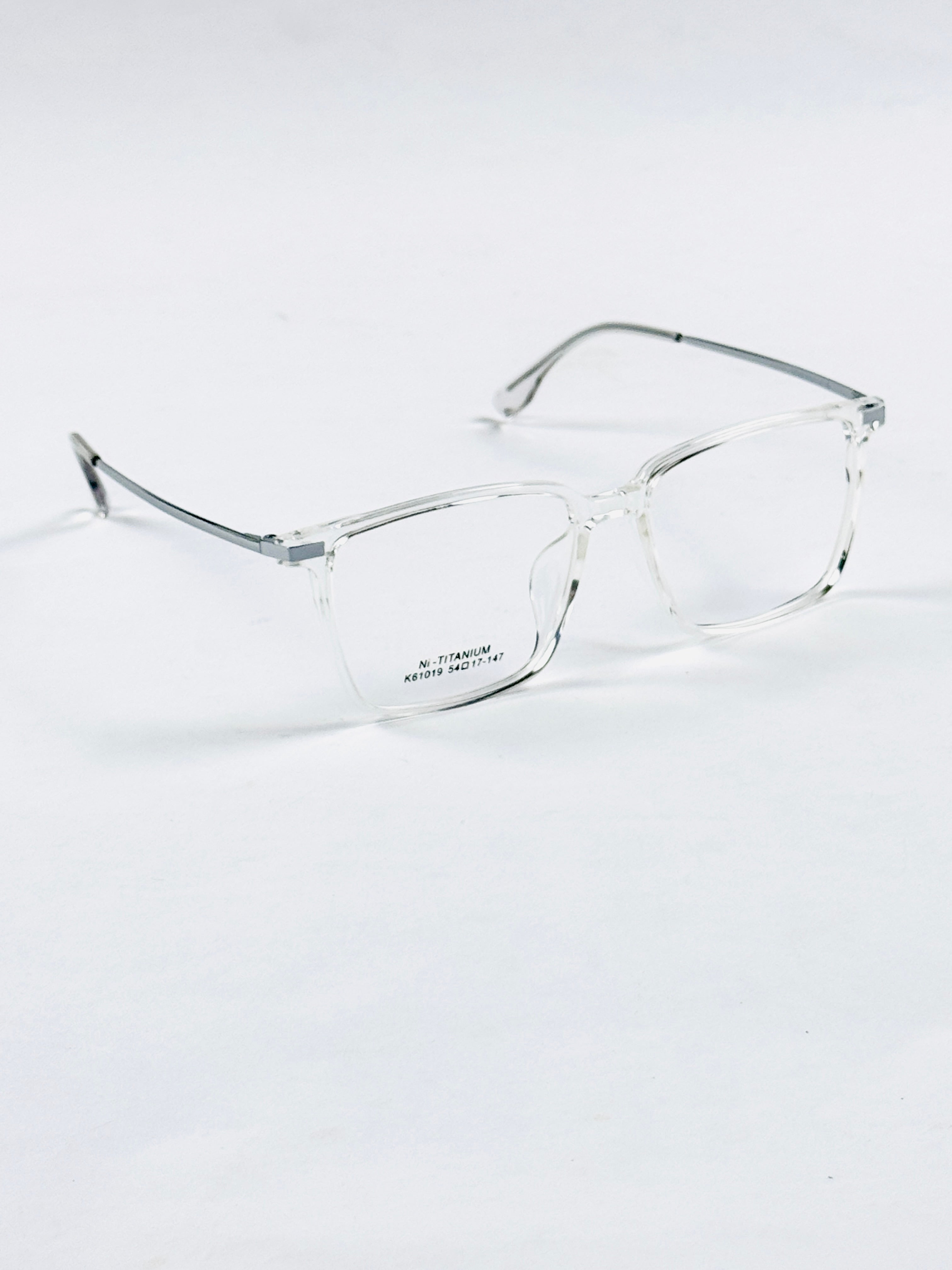 Tr – 61019 - 54 - Silver White – Acetate - Metal – Optics - Unisex