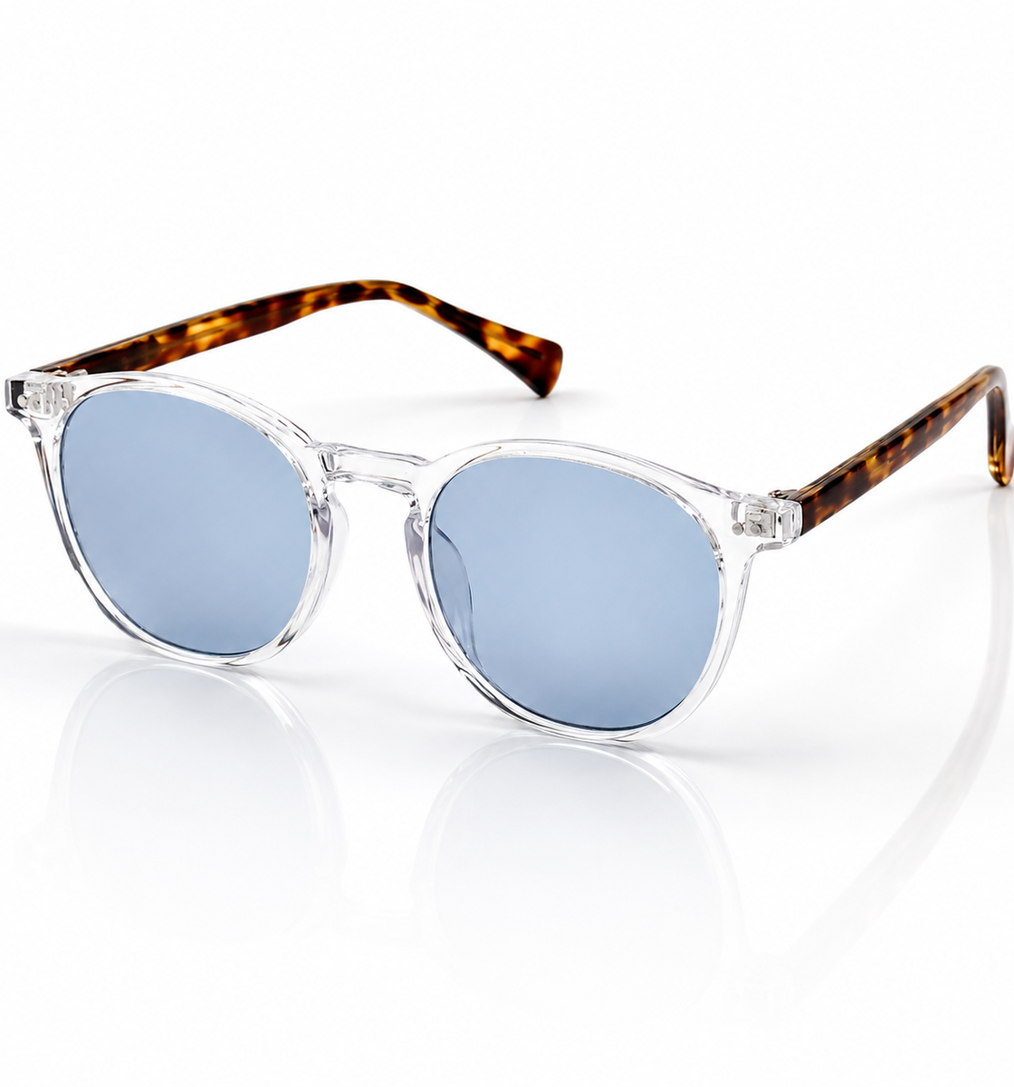 Moscot - 6259 – 49 – Transparent Blue – Acetate – Sunglasses – Unisex