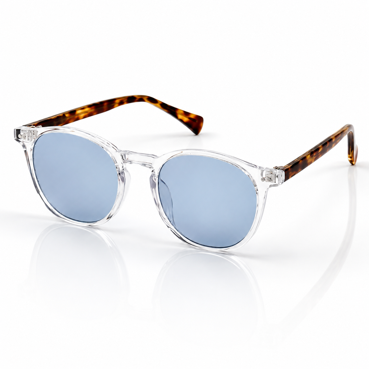 Moscot - 6259 – 49 – Transparent Blue – Acetate – Sunglasses – Unisex
