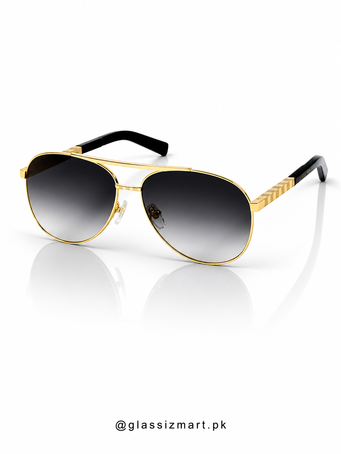 Louis Vuitton – 0339 - 61 – Golden Black Gradient - Metal - Sunglasses – Unisex - Premium
