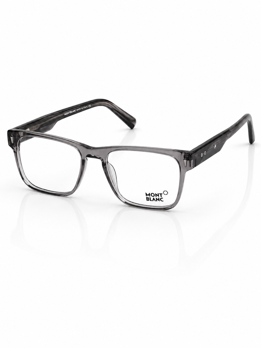 Mont Blanc – 25155 – 53 – Grey - Acetate - Optics – Unisex - Premium
