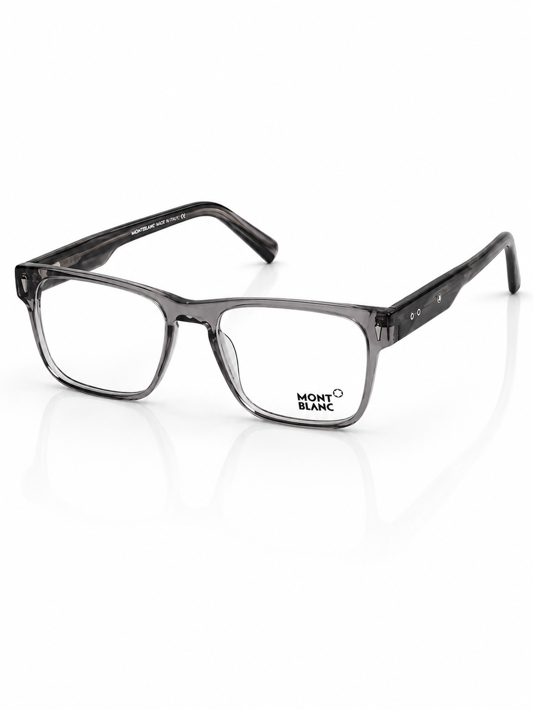 Mont Blanc – 25155 – 53 – Grey - Acetate - Optics – Unisex - Premium
