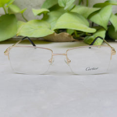 Cartier - 0471 – 54 – Golden - Metal - Optics – Unisex - Premium
