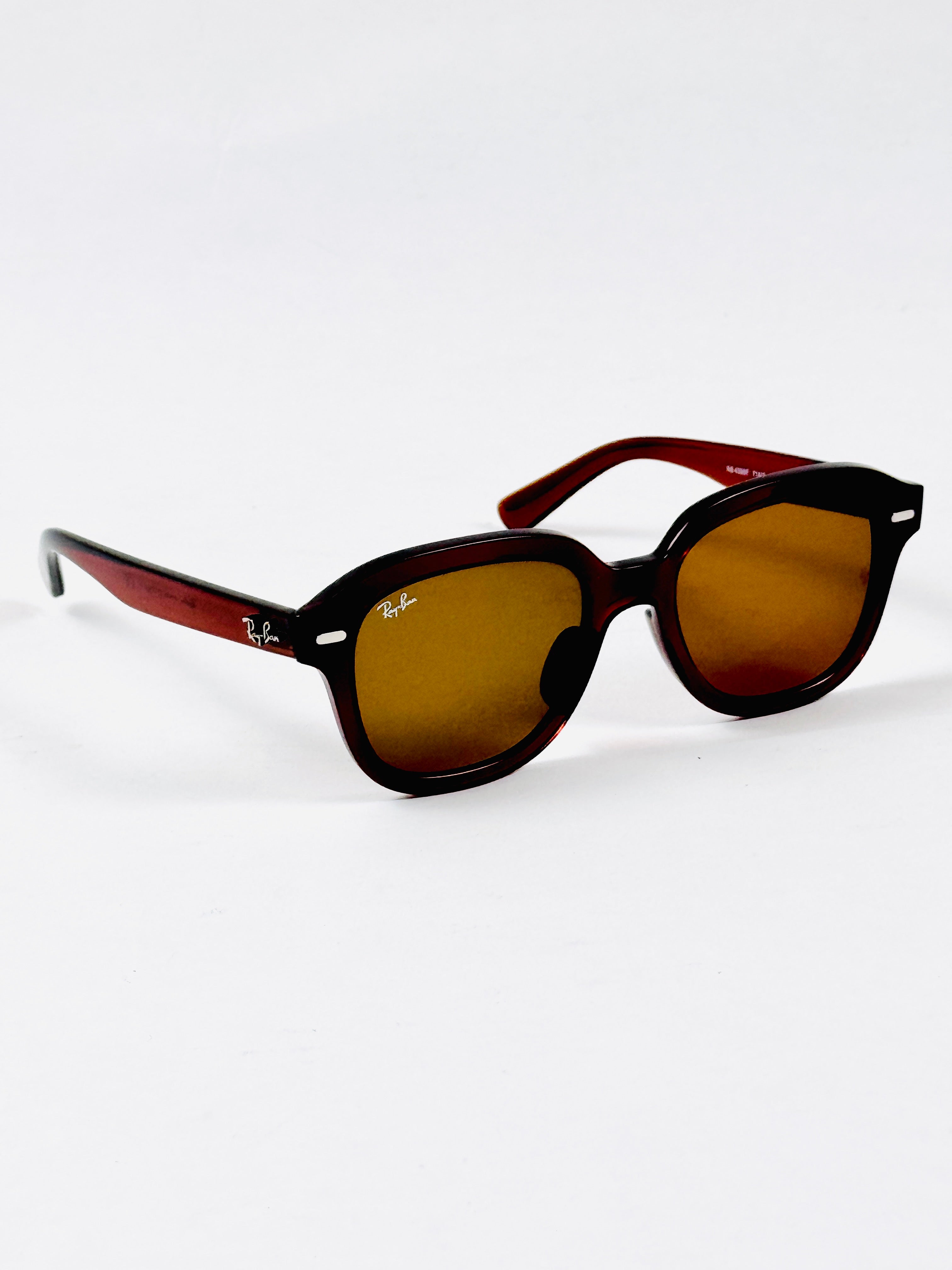 RayBan – 4398 – 54 – Brown –  Acetate - Sunglasses – Unisex - Premium