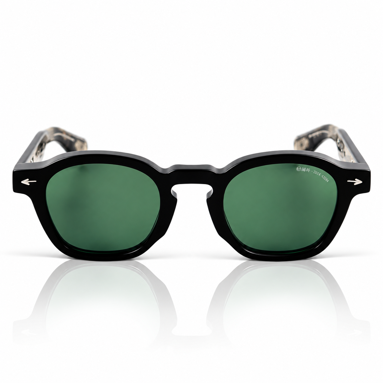 Jacques Marie Mage – ZEPHIRIN – 44 – Tortoise Green – Acetate – Sunglasses – Unisex - Premium