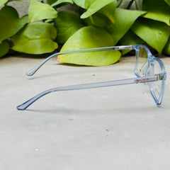 Police – 88008 – 53 – Transparent Blue –  Acetate - Optics – Unisex