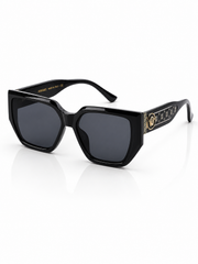 Versace - 9040 – 57 – Black – Acetate – Sunglasses – Ladies