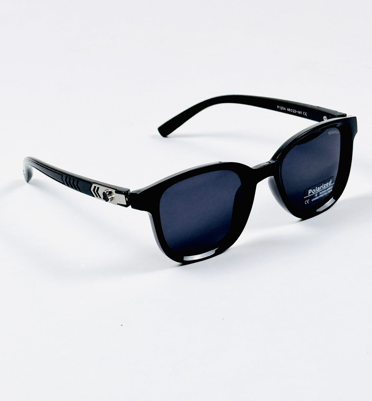 Versace - P1254 – 48 – Black – Acetate – Sunglasses – Unisex