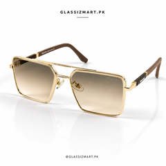 Prada – 23303 - 60 – Golden Brown - Metal - Sunglasses – Unisex