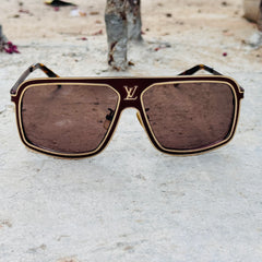 Louis Vuitton – 0396 - 58 –   Brown - Metal - Sunglasses – Unisex - Premium