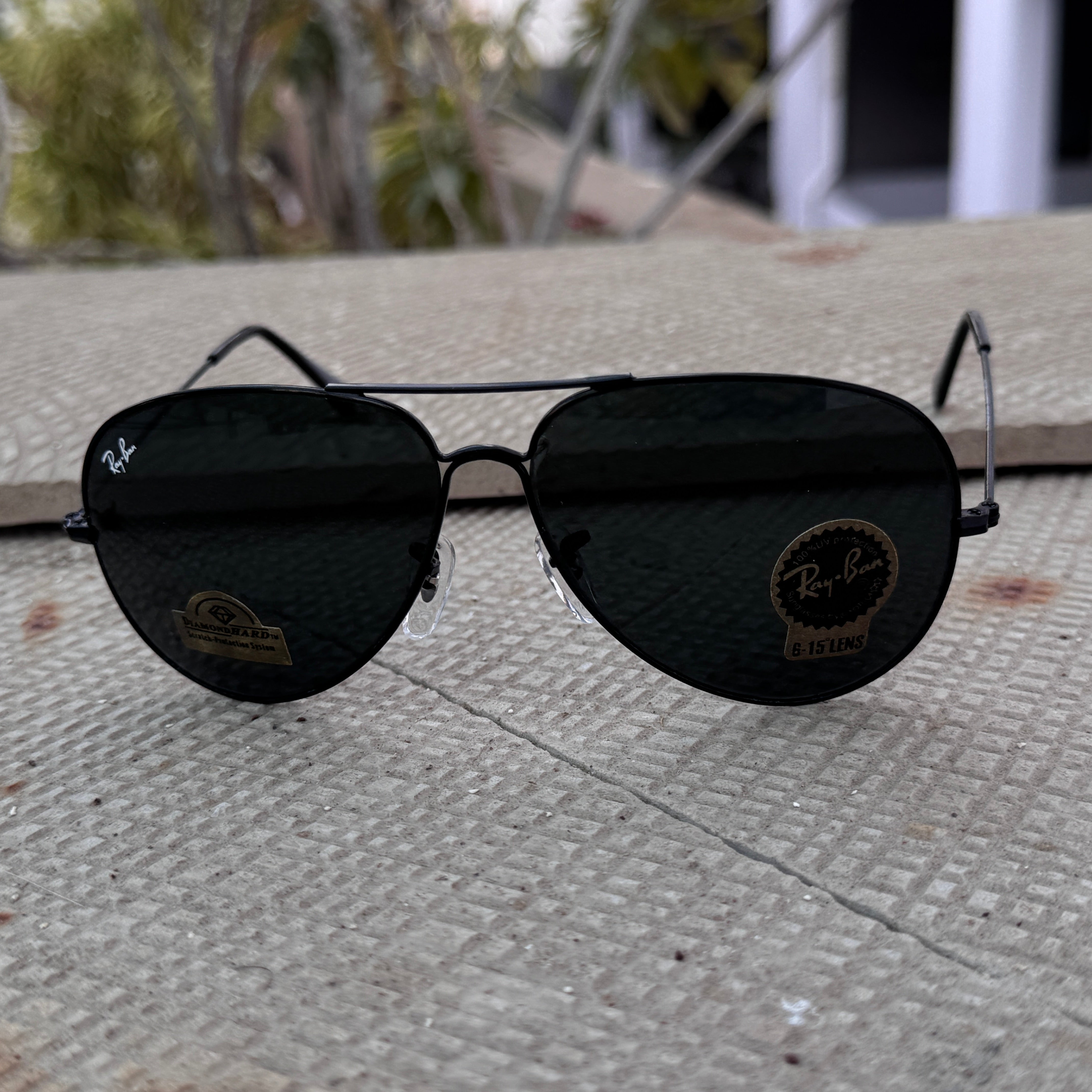 Rayban – 3035 – 62 – Black – Metal – Sunglasses – Unisex - Premium