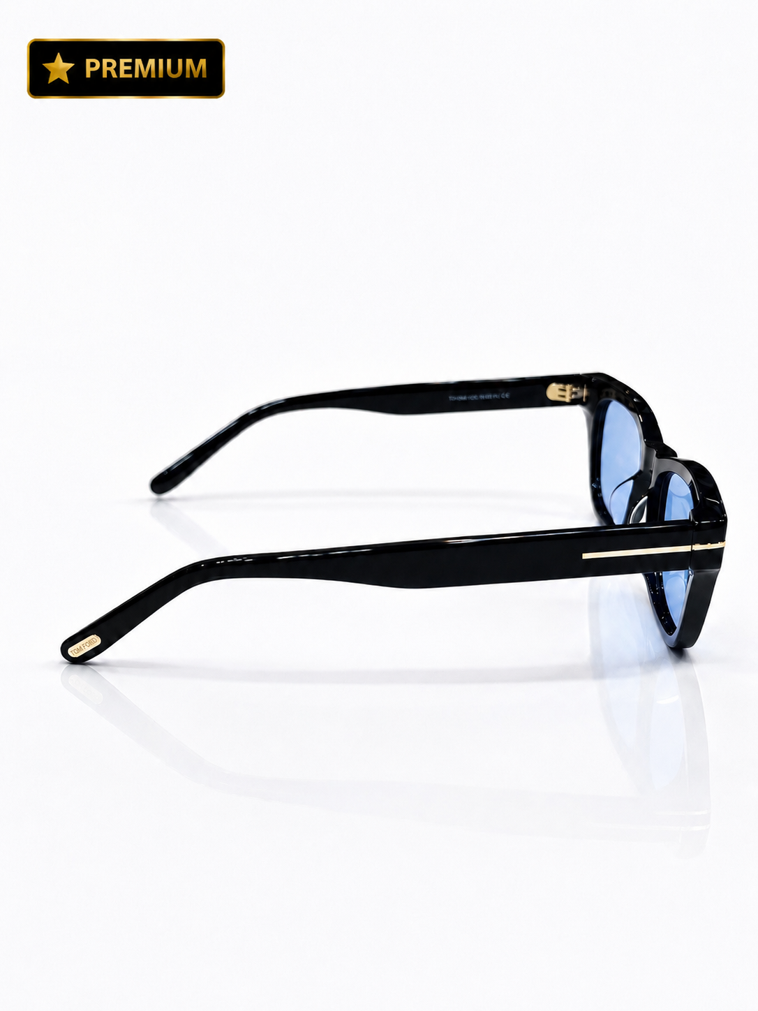 Tom Ford – 1362 - 53 - Black Blue – Acetate - Sunglasses – Unisex - Premium