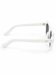 Moscot – 6504 – 47 - White Black – Acetate  – Sunglasses - Unisex