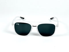 RayBan – 4602 – 54 – White Black –  Acetate- Sunglasses – Unisex (Glass Lens)