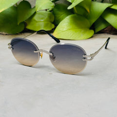 Cartier – 142 – 60 – Silver Multi – Metal - Sunglasses – Rimless - Unisex