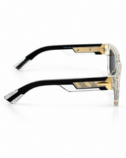 Moscot - 1601 - 55 - Transparent Black – Acetate  – Sunglasses - Unisex