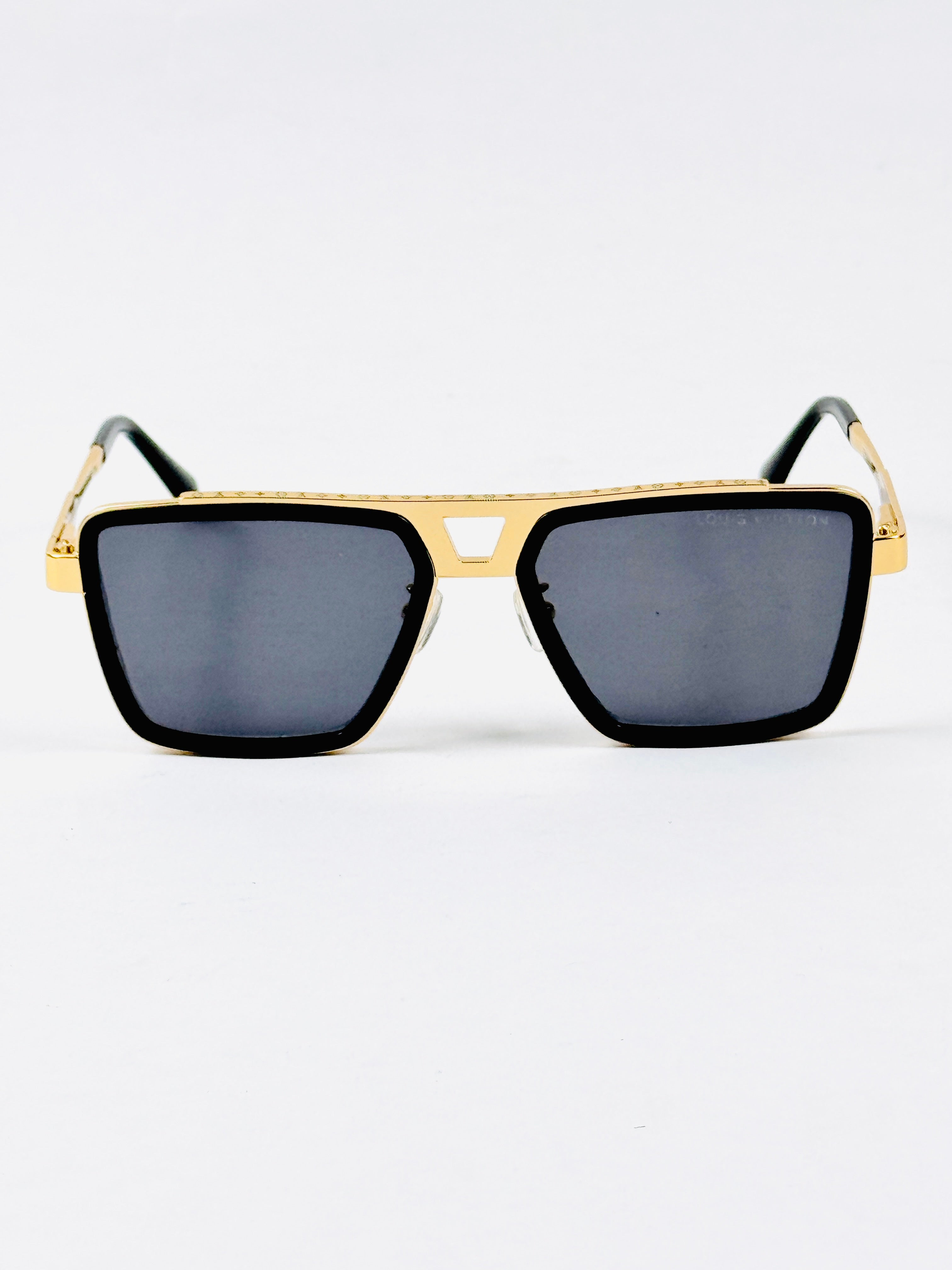 Louis Vuitton – 1584 - 56 – Golden Black Gradient - Metal - Sunglasses – Unisex - Premium