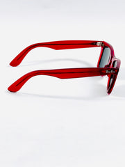RayBan – 2140 – 50 – Red Black –  Acetate- Sunglasses – Unisex - Premium