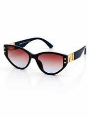 Fendi - 9001 – 64 – Black Brown – Acetate – Sunglasses – Ladies