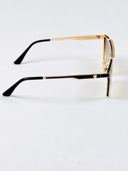 Versace’s – 22170 – 60 – Golden Brown Gradient – Metal – Sunglasses – Unisex