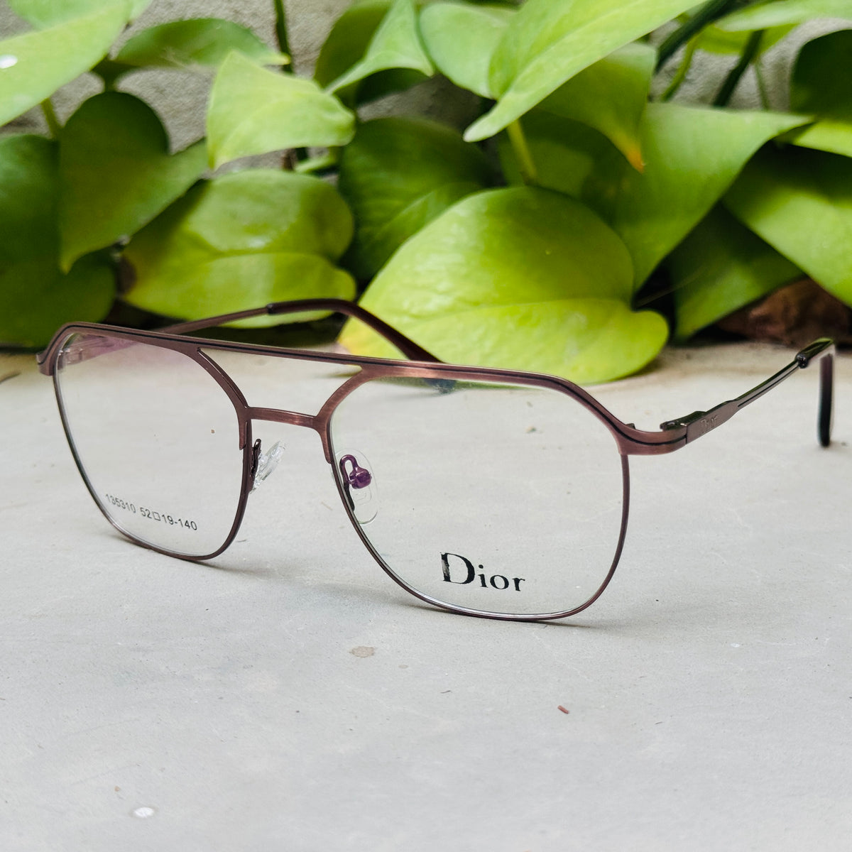 Dior – 135310 – 52 – Brown –  Metal - Optics – Unisex