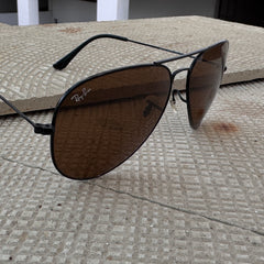 Rayban – 3035 – 62 – Black Brown – Metal – Sunglasses – Unisex - Premium