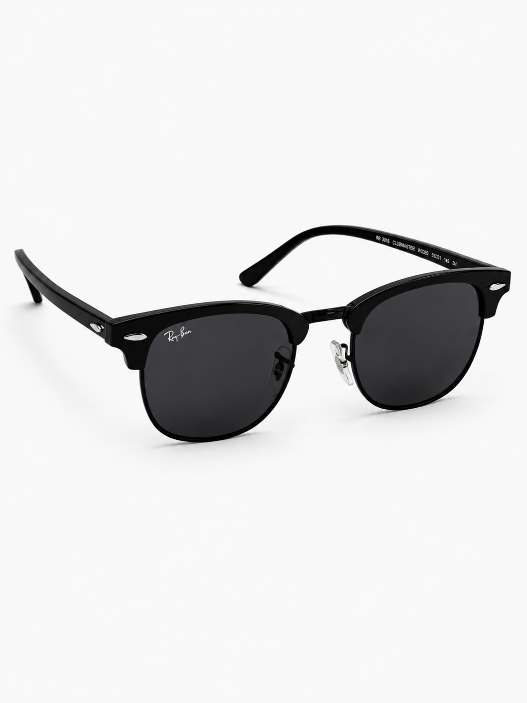 Ray Ban – 3016 – Clubmaster – Black – Sunglasses - Premium
