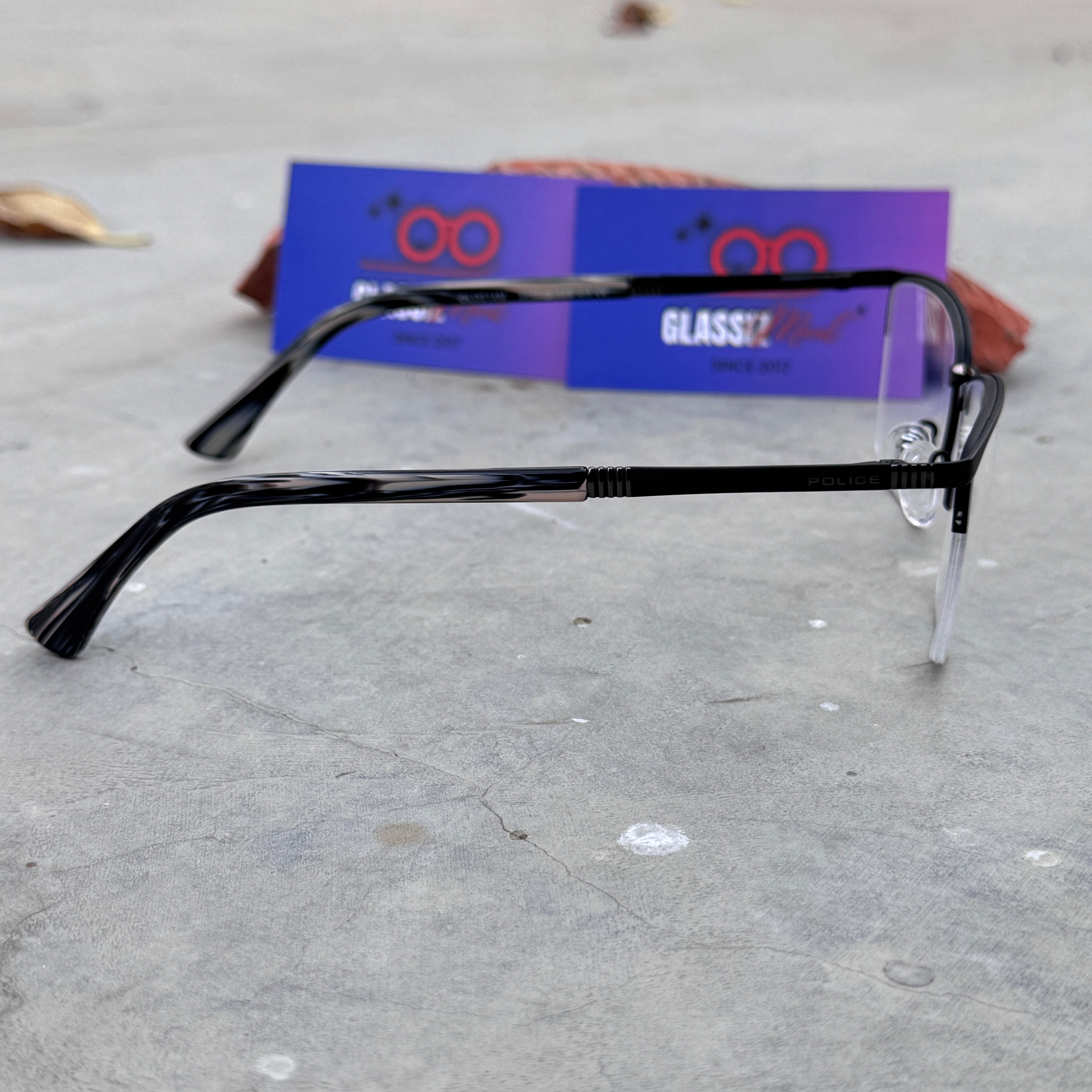 Police – 514 – 56 – Black –  Metal - Optics – Unisex - Premiumm