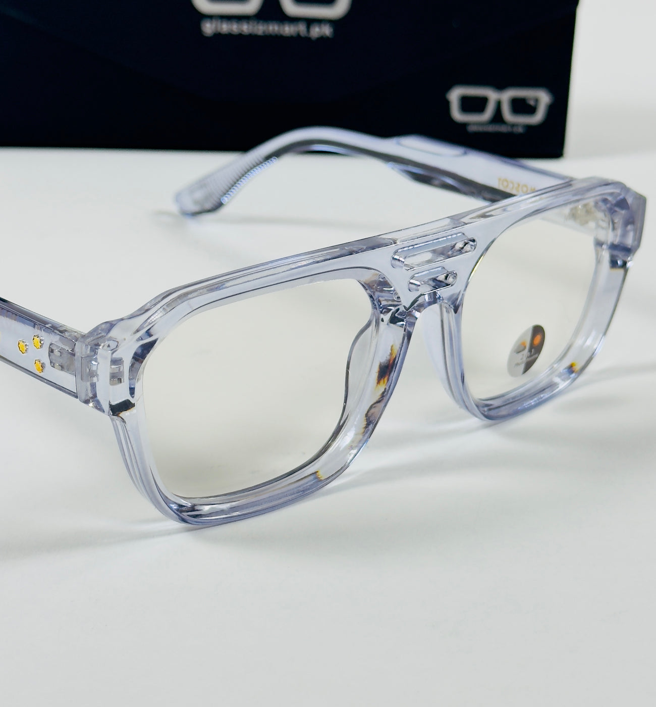 Moscot – P408 - 58 - Transparent Blue – Acetate  – Optics - Unisex (Transition)